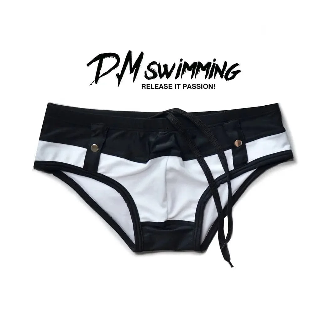 D.m Men's Swimming Briefs