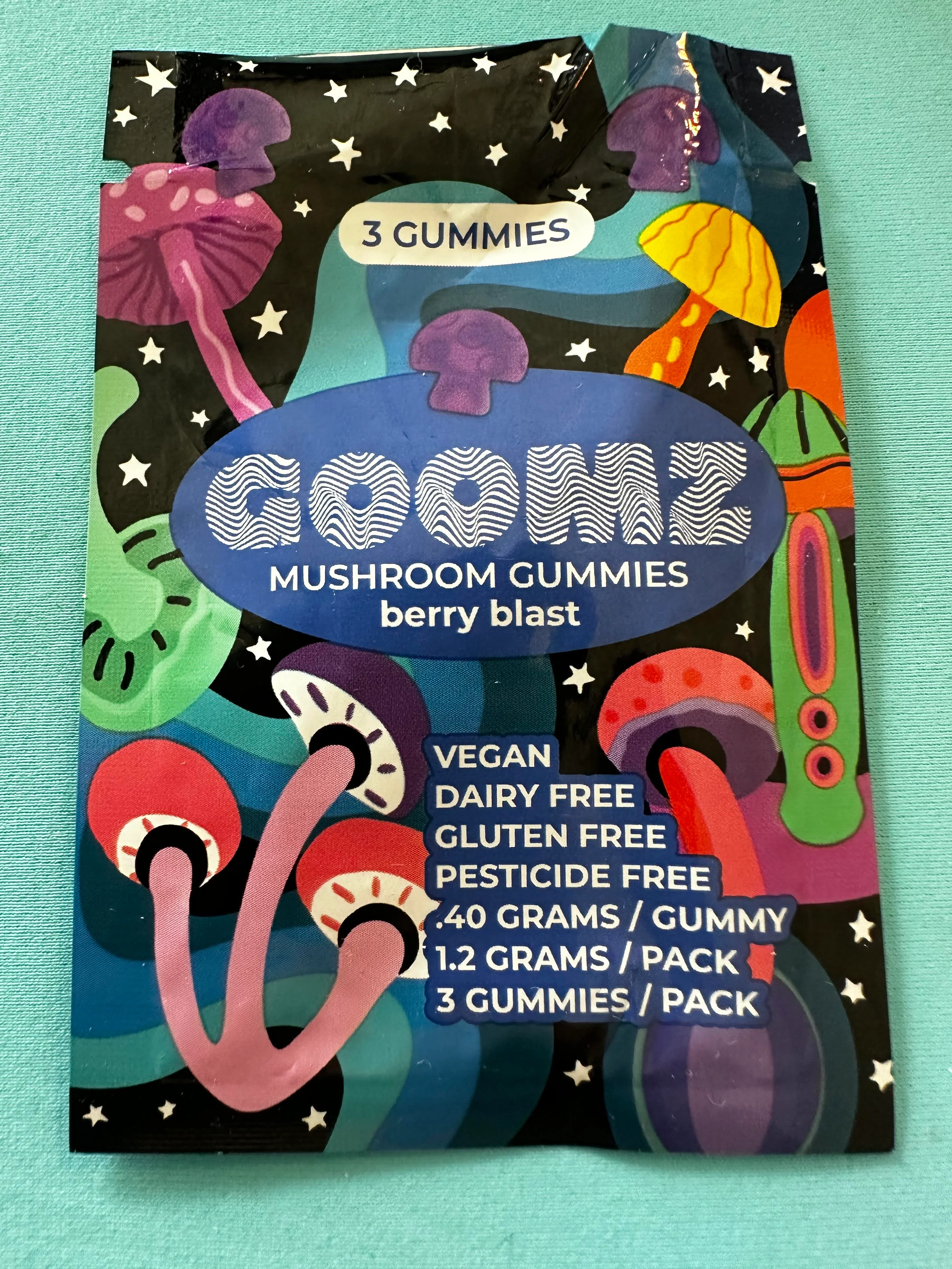 Vegan Goomz Mushroom Gummies All Natural