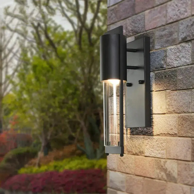Vintage Black/Bronze Outdoor Waterproof Led Wall Sconce for Porch