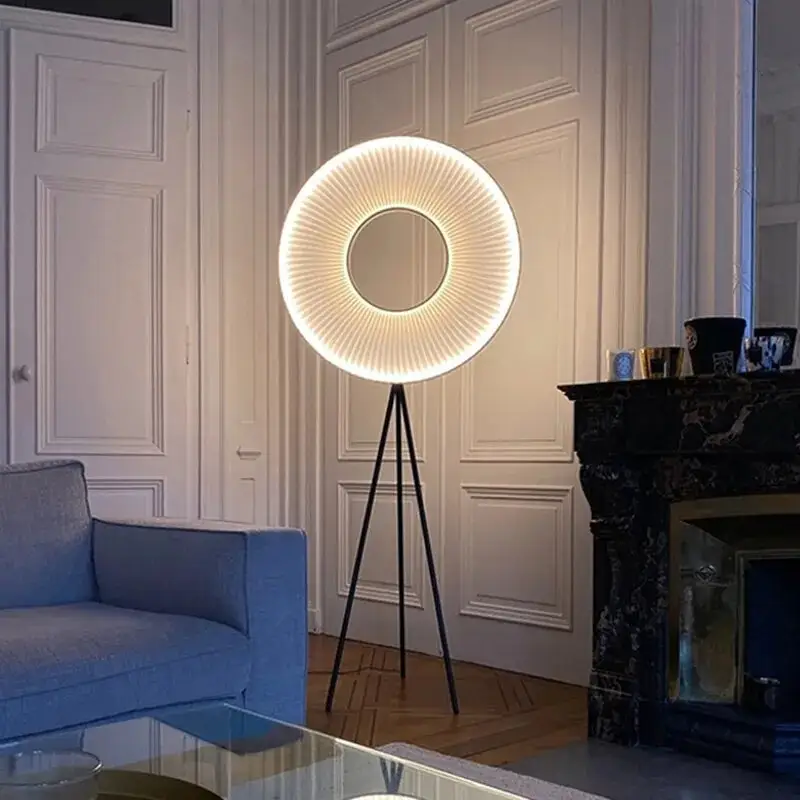 Minimalist Creativity Fabric Pleats LED Lamp for Living, Bedroom