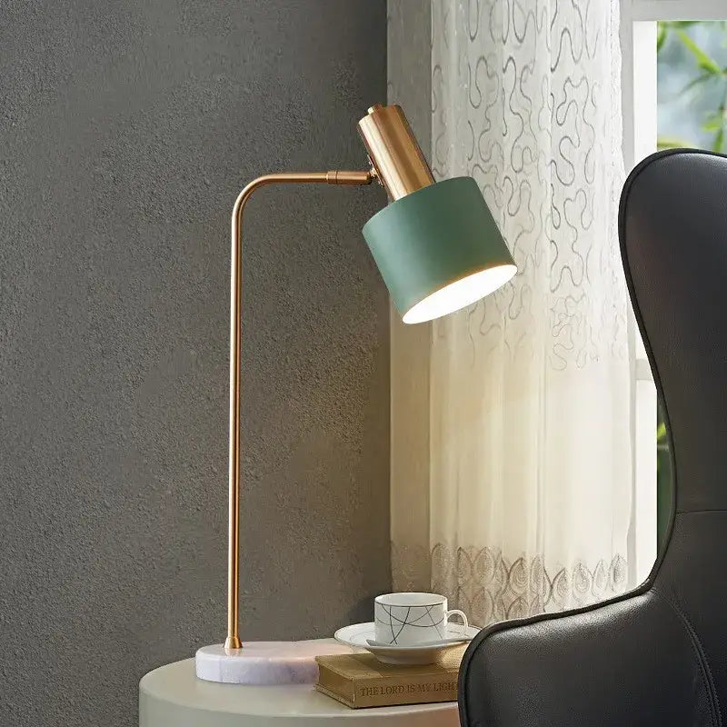 Nordic Marble Base LED Table Lamp for Bedroom, Living, Study