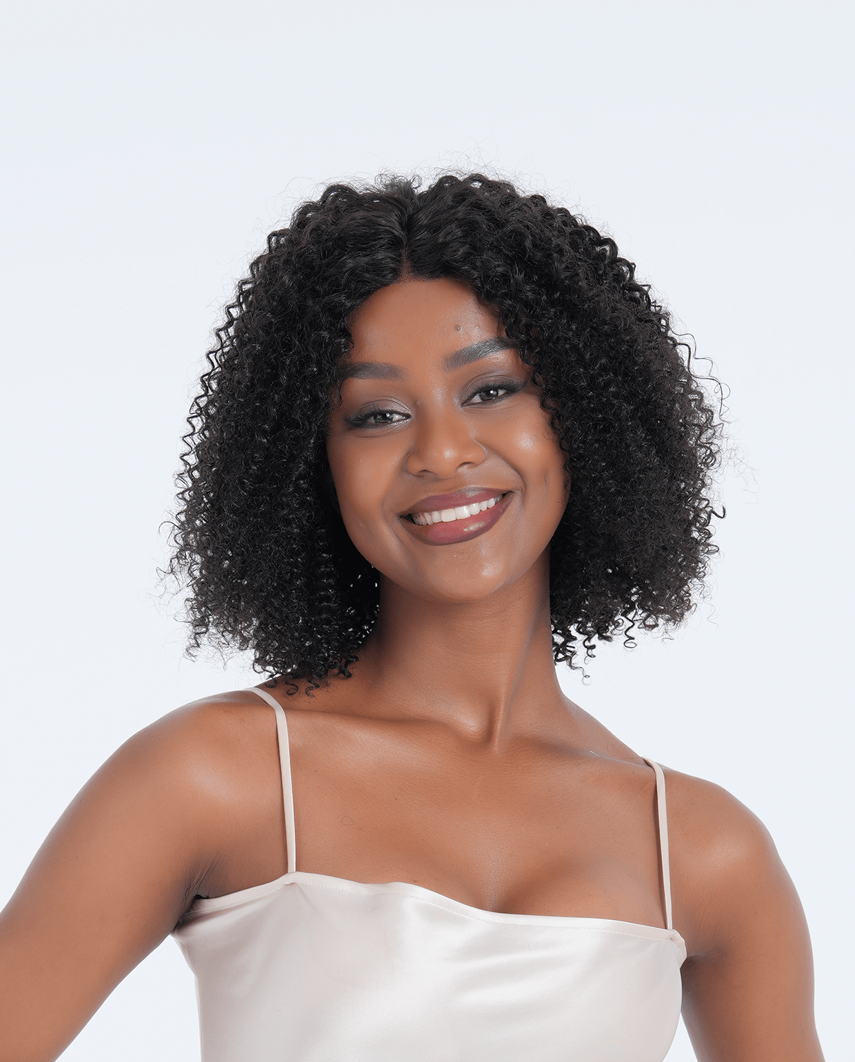 13X4 HD Lace Front Bob Wig Water Wave Natural Black
