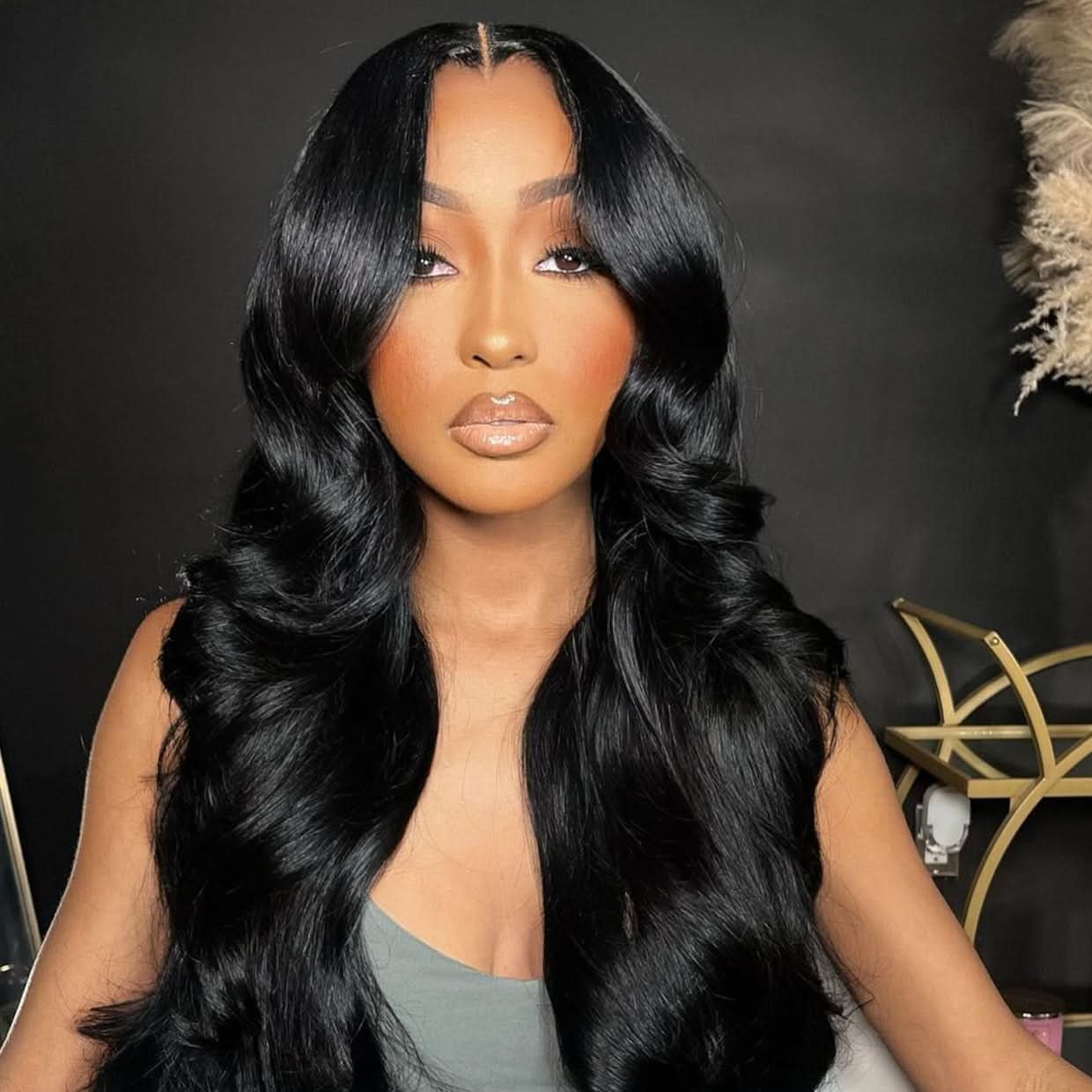 Water Wave Natural Black 11A Grade 100% Human Virgin Hair One Bundle