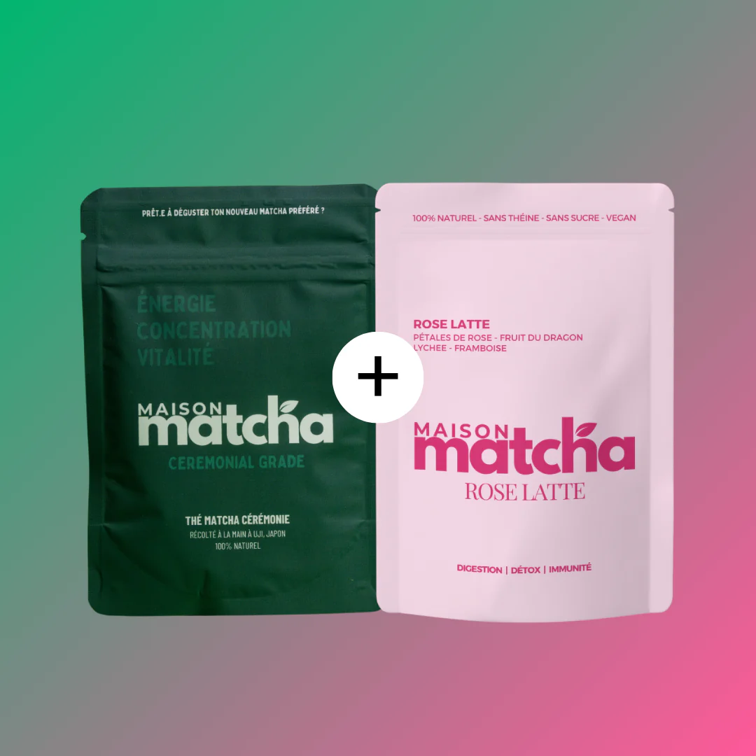 Duo Découverte - Matcha Cérémonie + Rose Latte