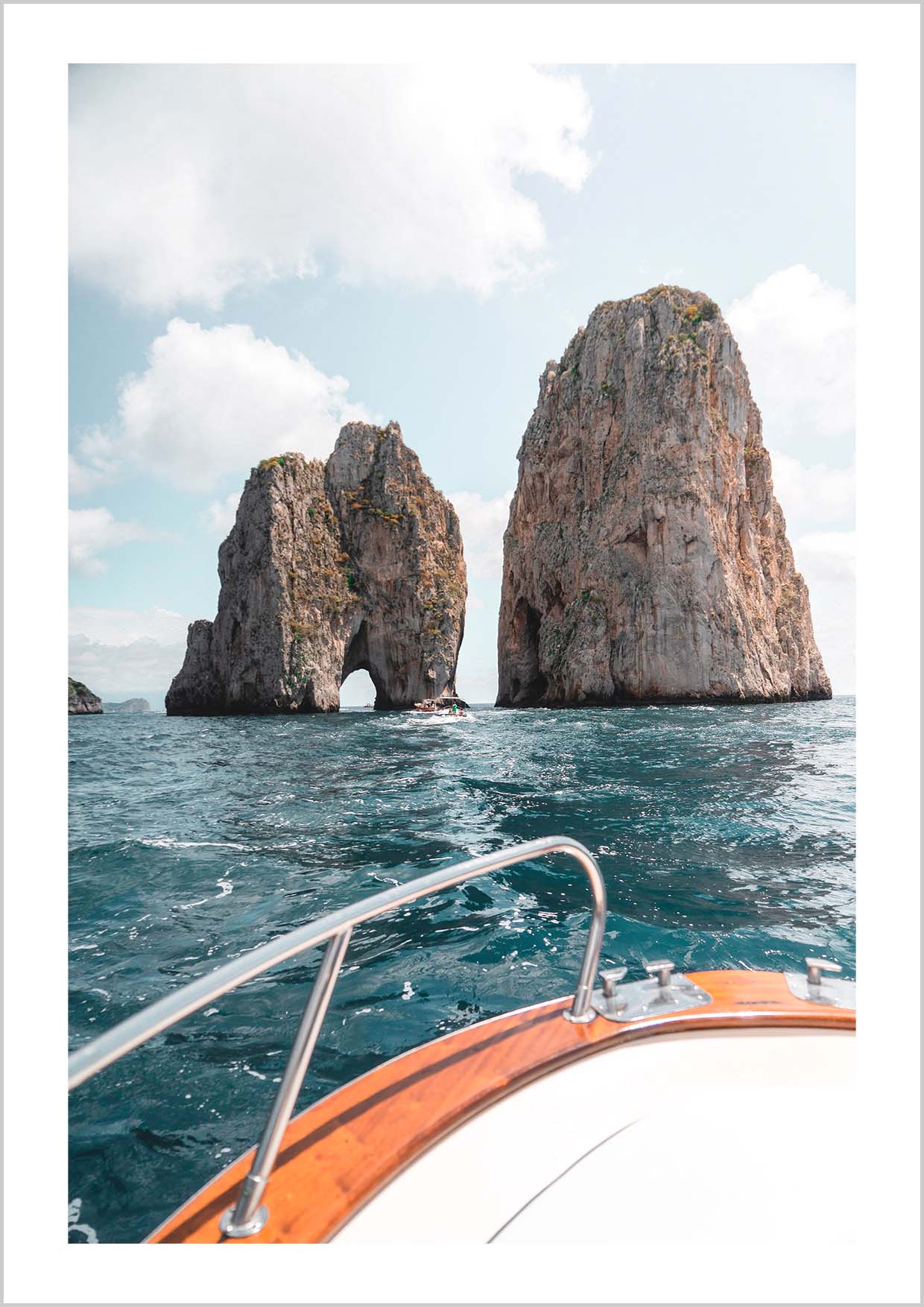 Boat Ride Capri Poster