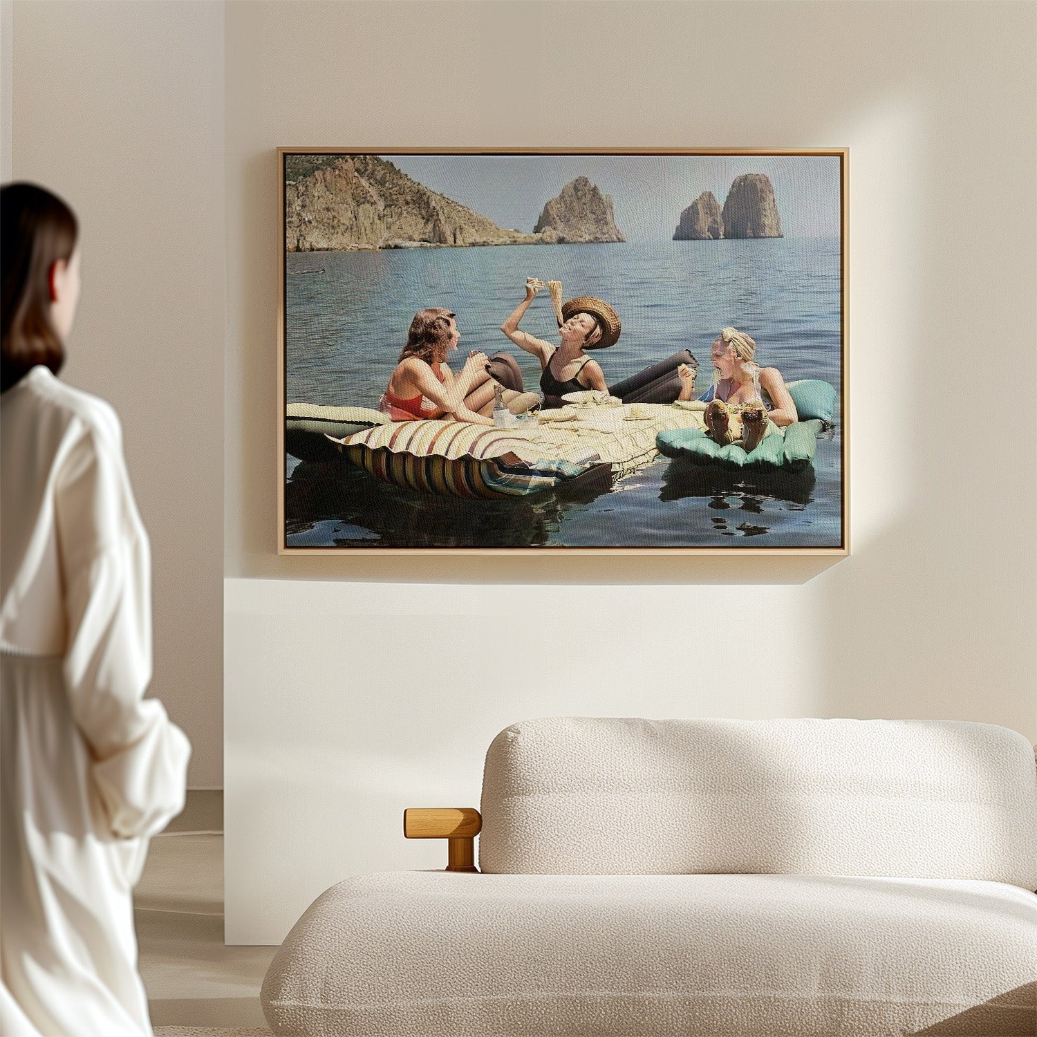 Premium Wooden Float Framed Canvas