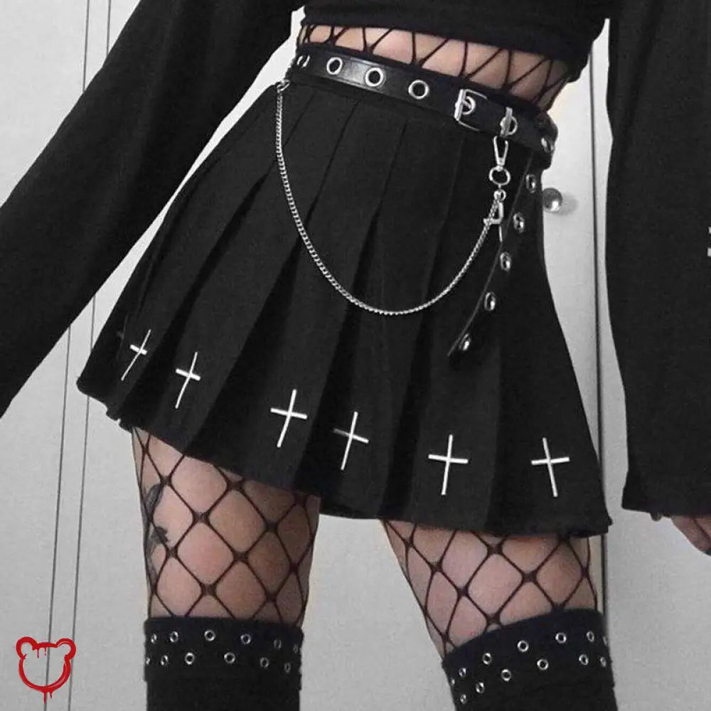 Cross Gothic Skirt