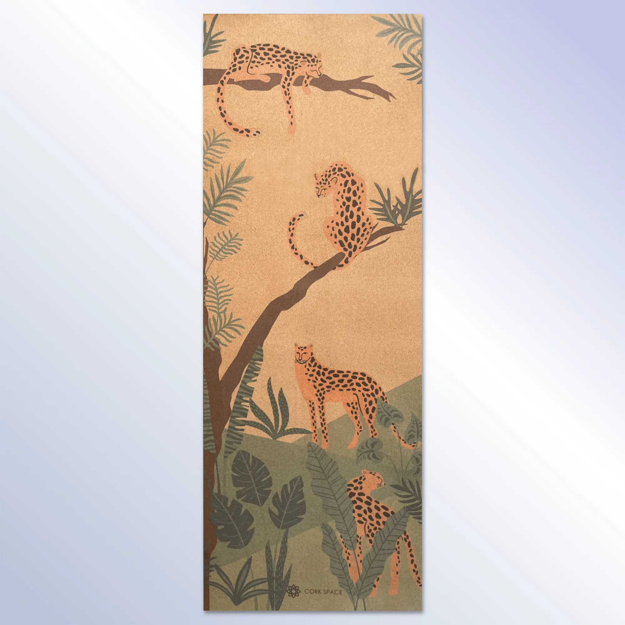 Kids Leopard Cork Yoga Mat