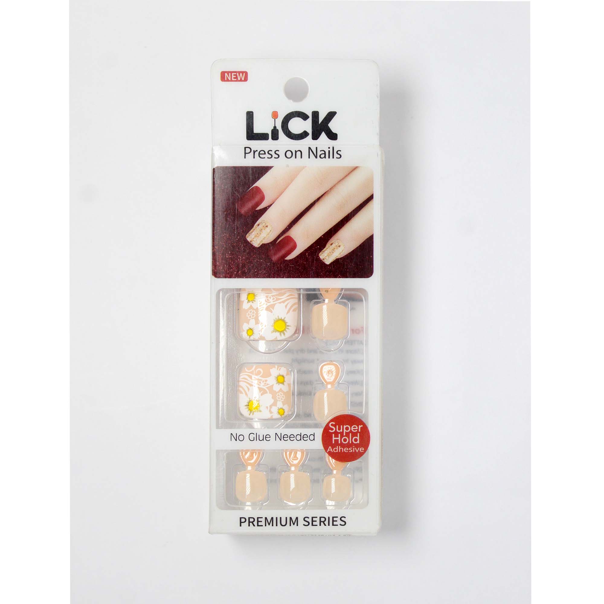 LICK NAILS Tip Toe Artificial Press On Nails