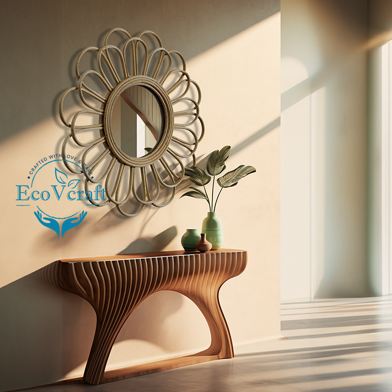 Avani Rattan Mirror