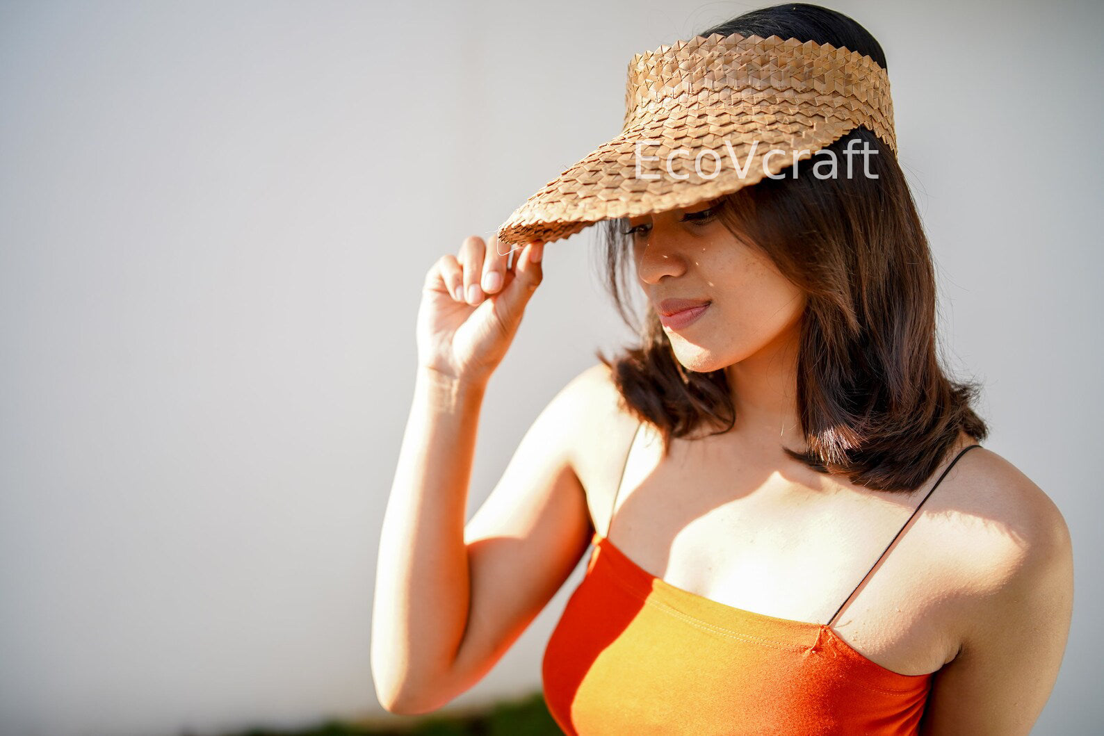 Coppola Brown Sun Visor