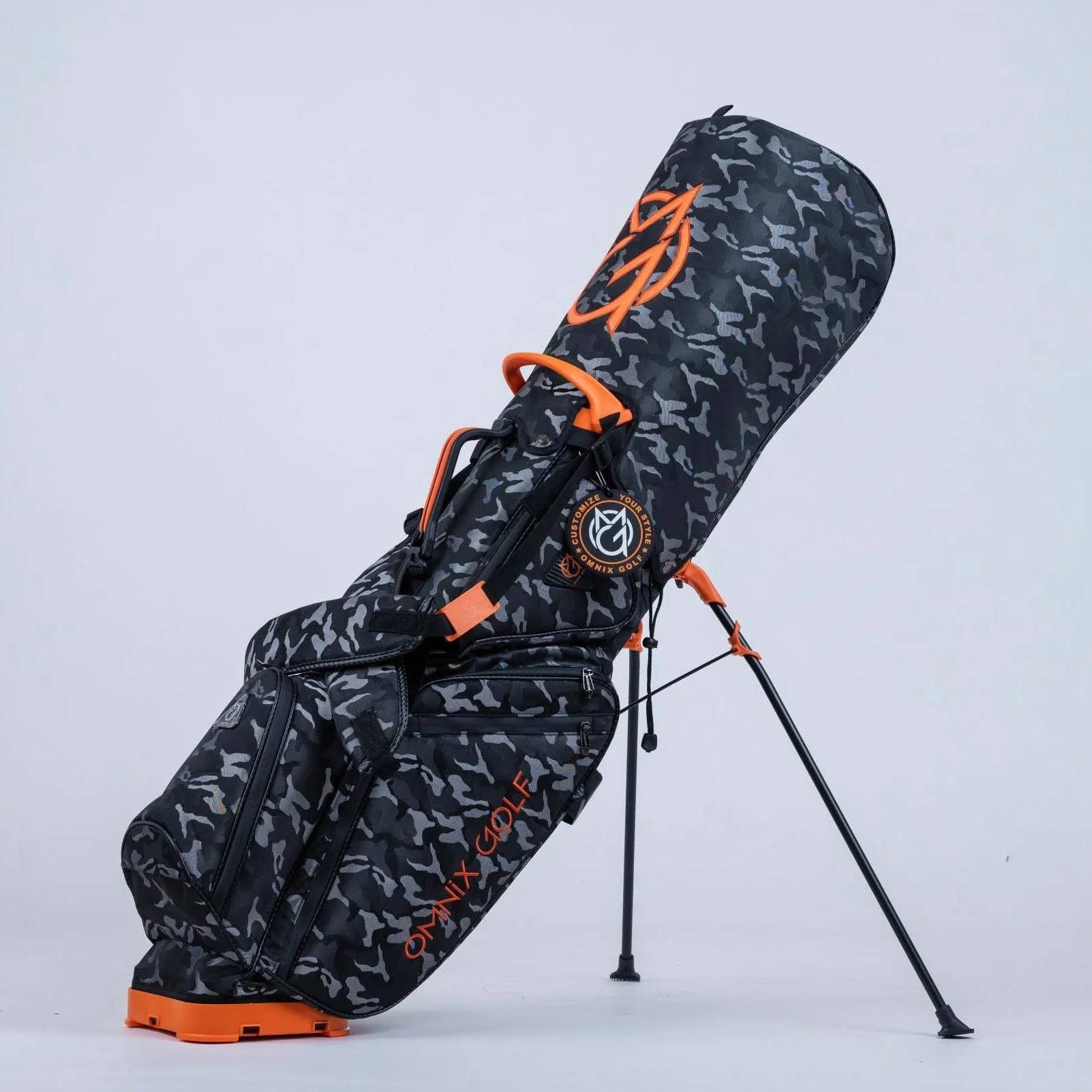 Deluxe Stand Bag | Camo Orange