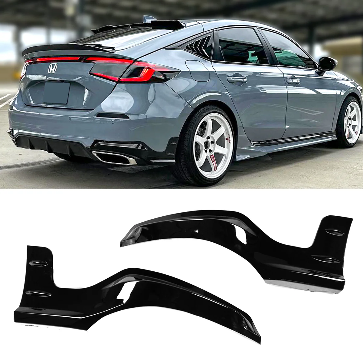 Mu Designed Rear Bumper Spats (Hatchback)