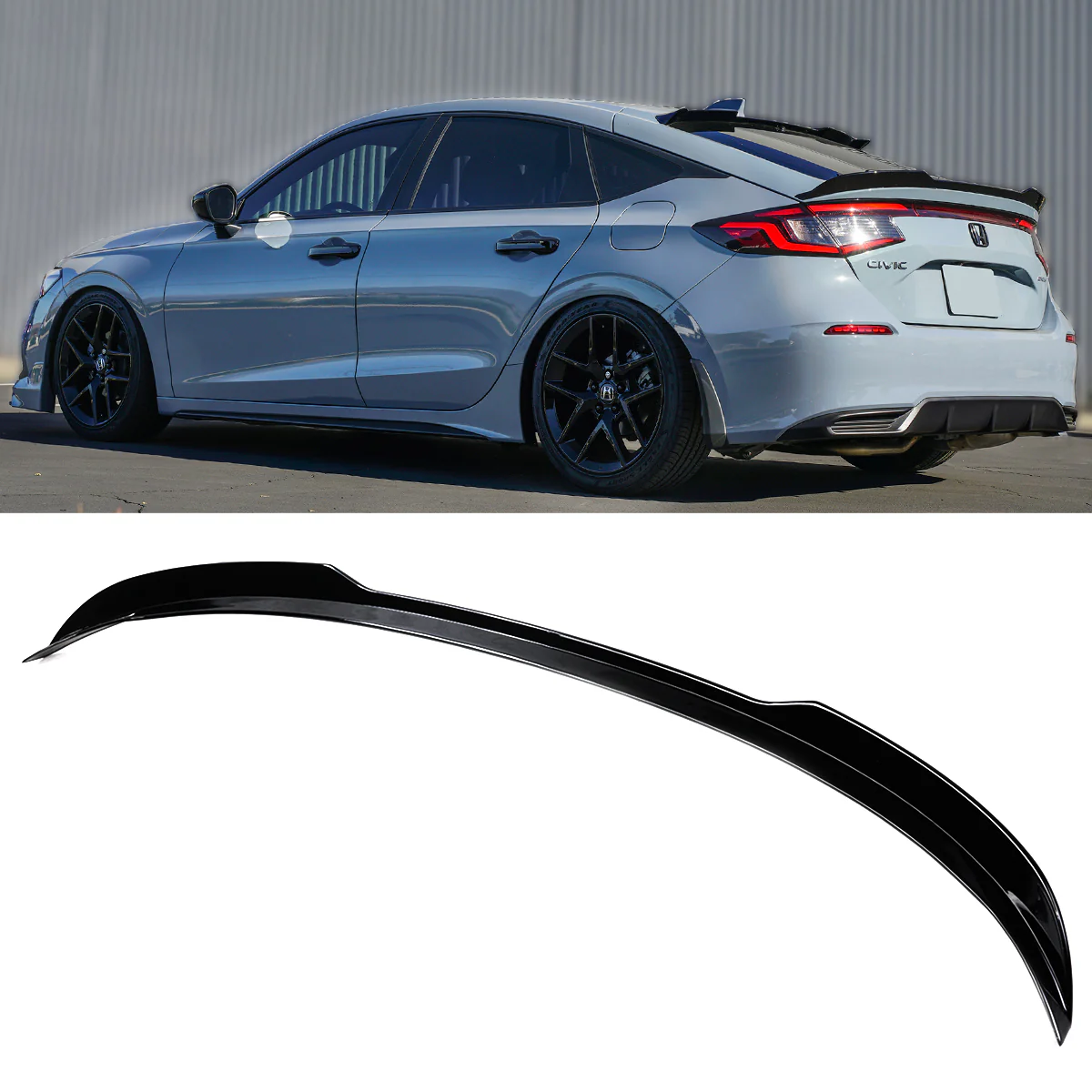 Aerolution V2 High Kick Spoiler (Hatchback)