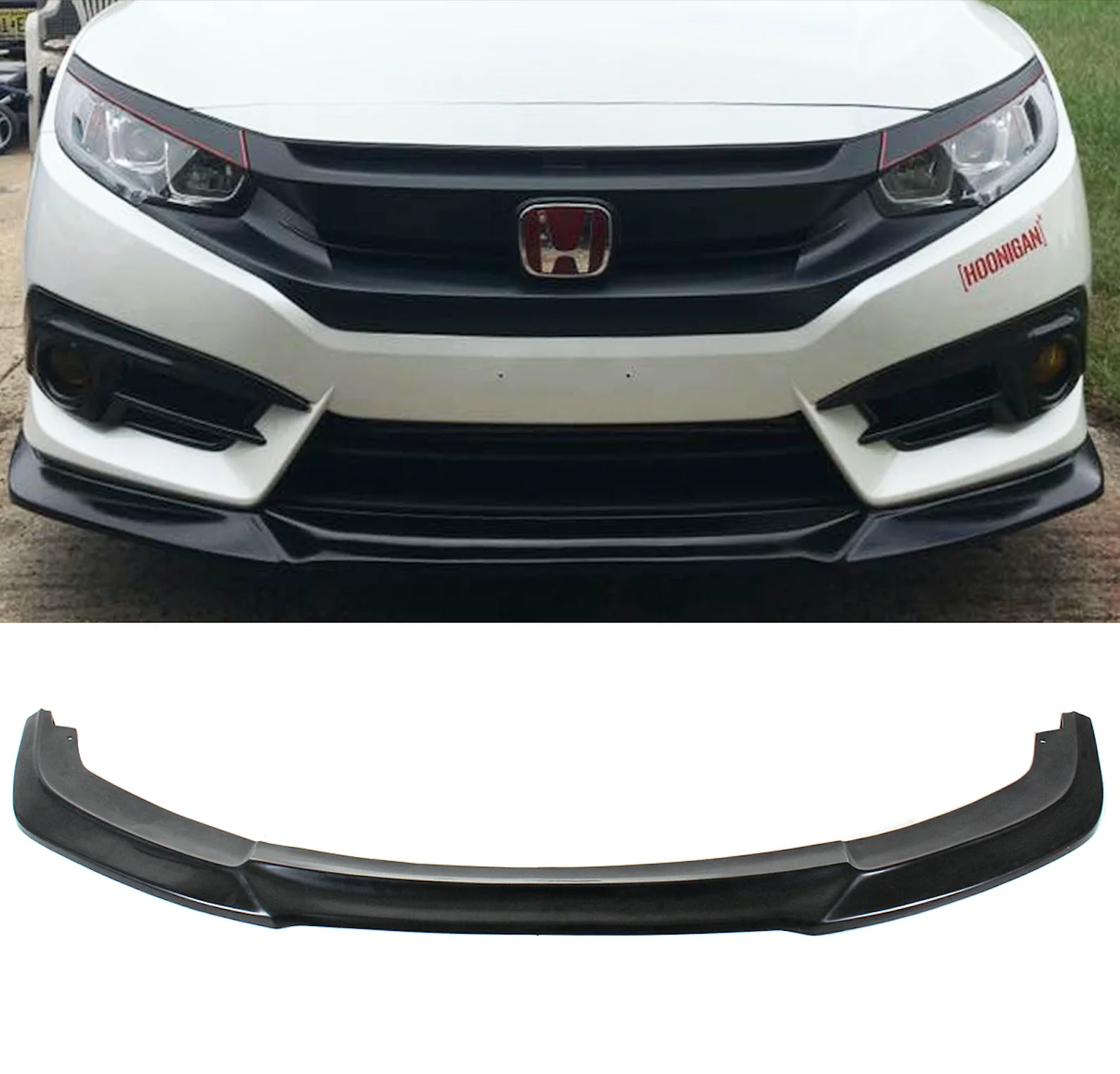 Aerolution V1 JDM Designed Front Lip For 2016-2021 Honda Civic