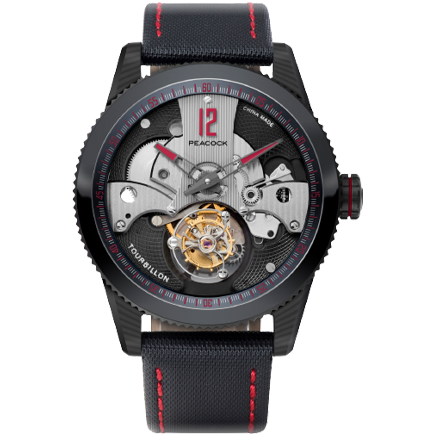 PEACOCK Pathfinder Tourbillon Watch