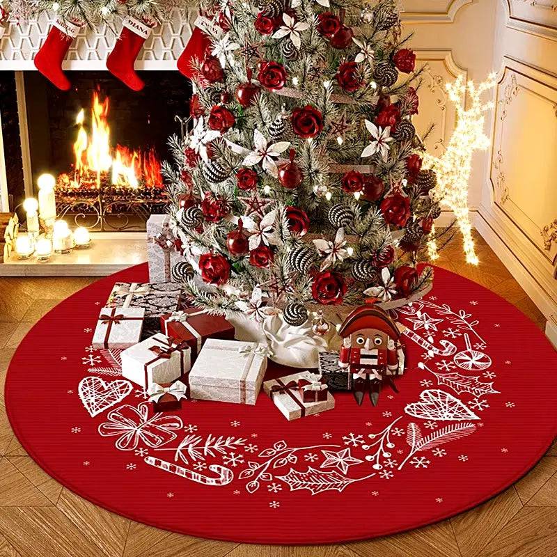 Charming Christmas Tree Rug