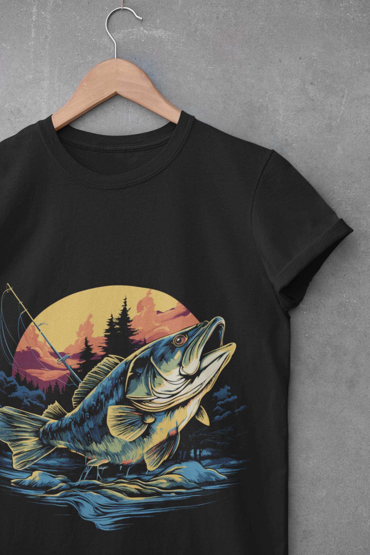 Bass Fishing - Long Urban Tee