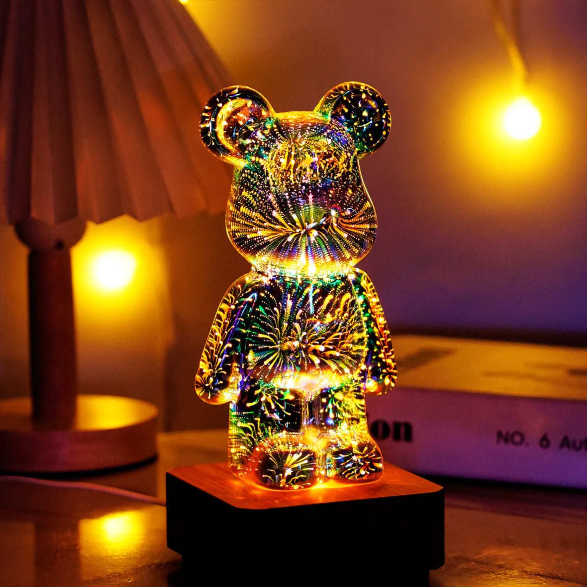 Fire bear LED lights