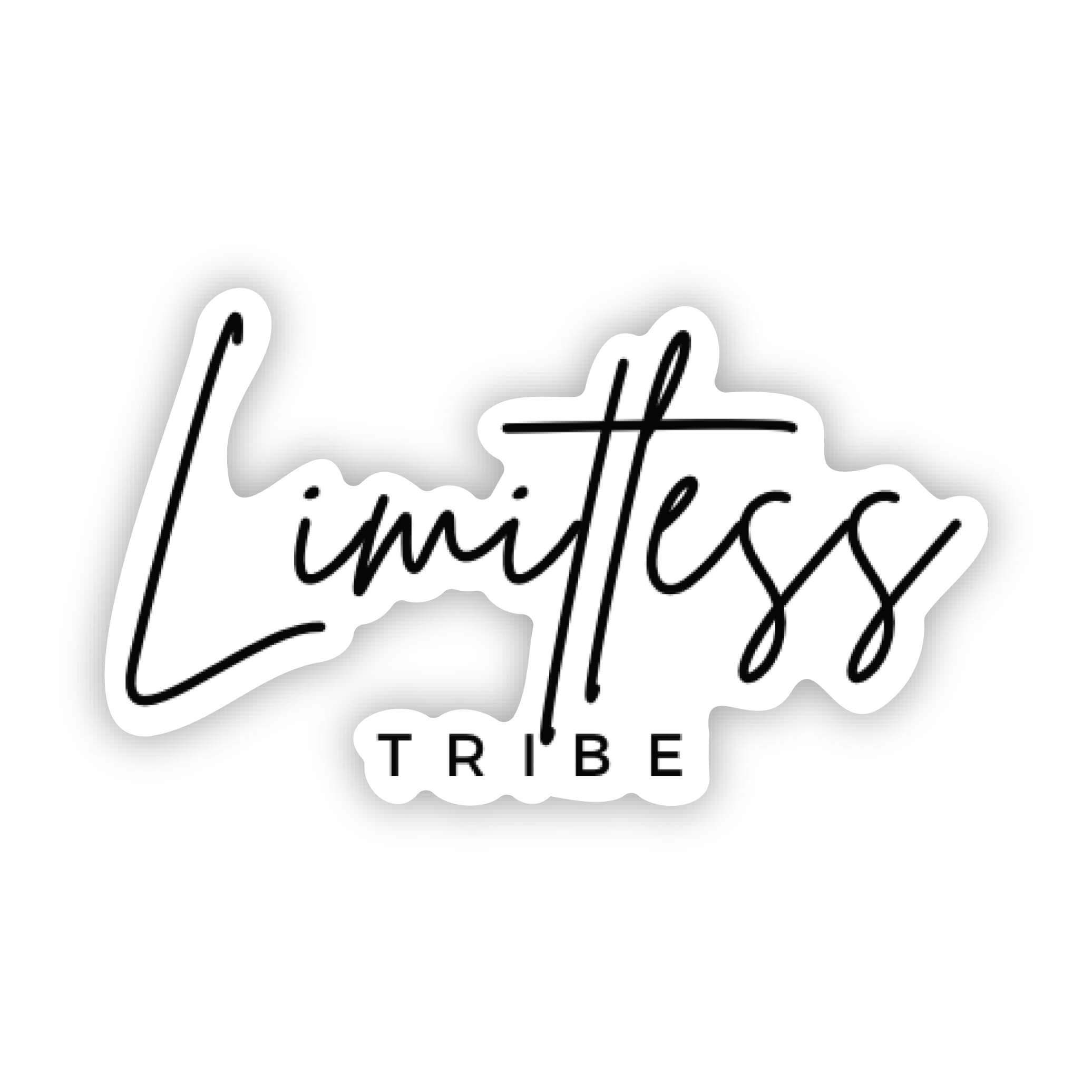 Limitless Tribe (black) Sticker
