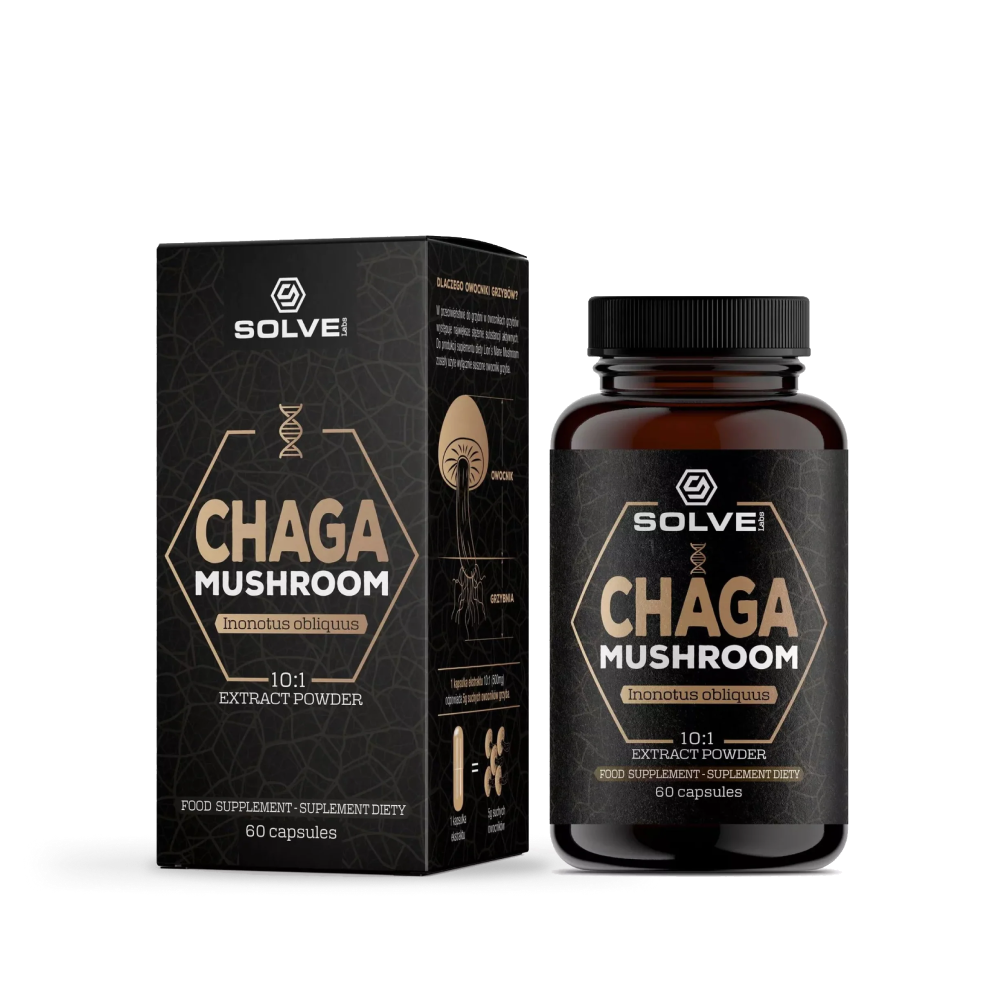 High Strength Chaga 10:1 Extract Capsules