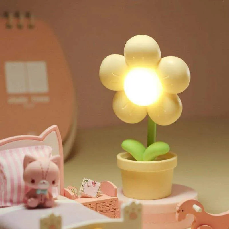 Cute Mini Flower Night Lamp