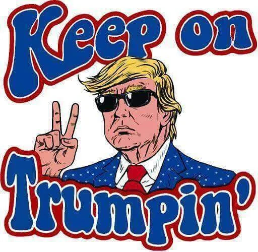 TRUMP 2024 Keep On Trumpin' Sticker