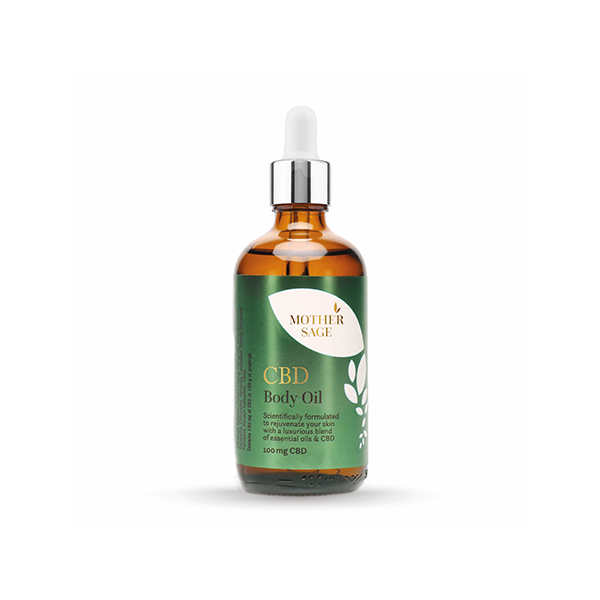 MotherSage 100mg CBD Body Oil - 100ml