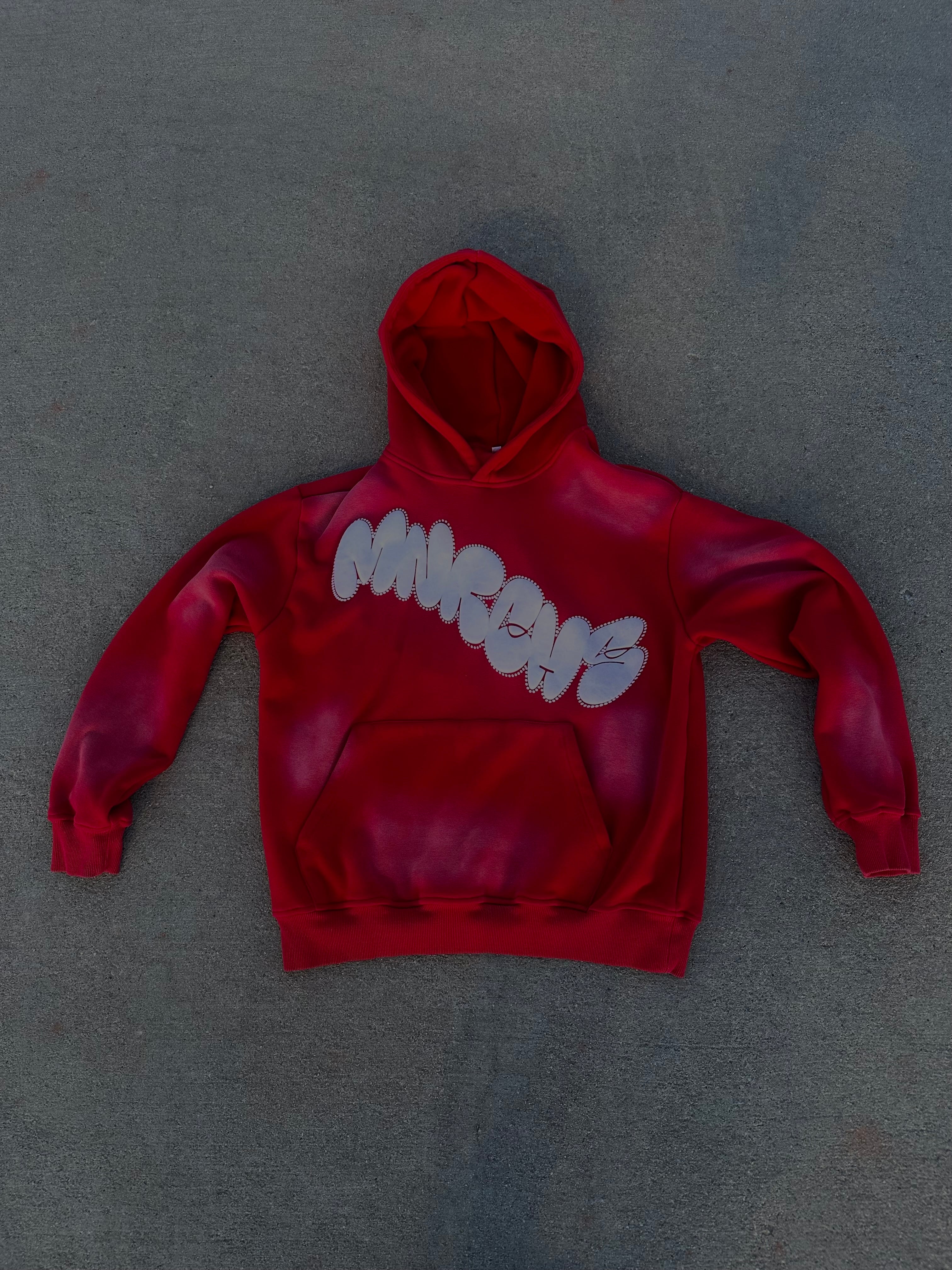 MNRCHS RED HOODIE