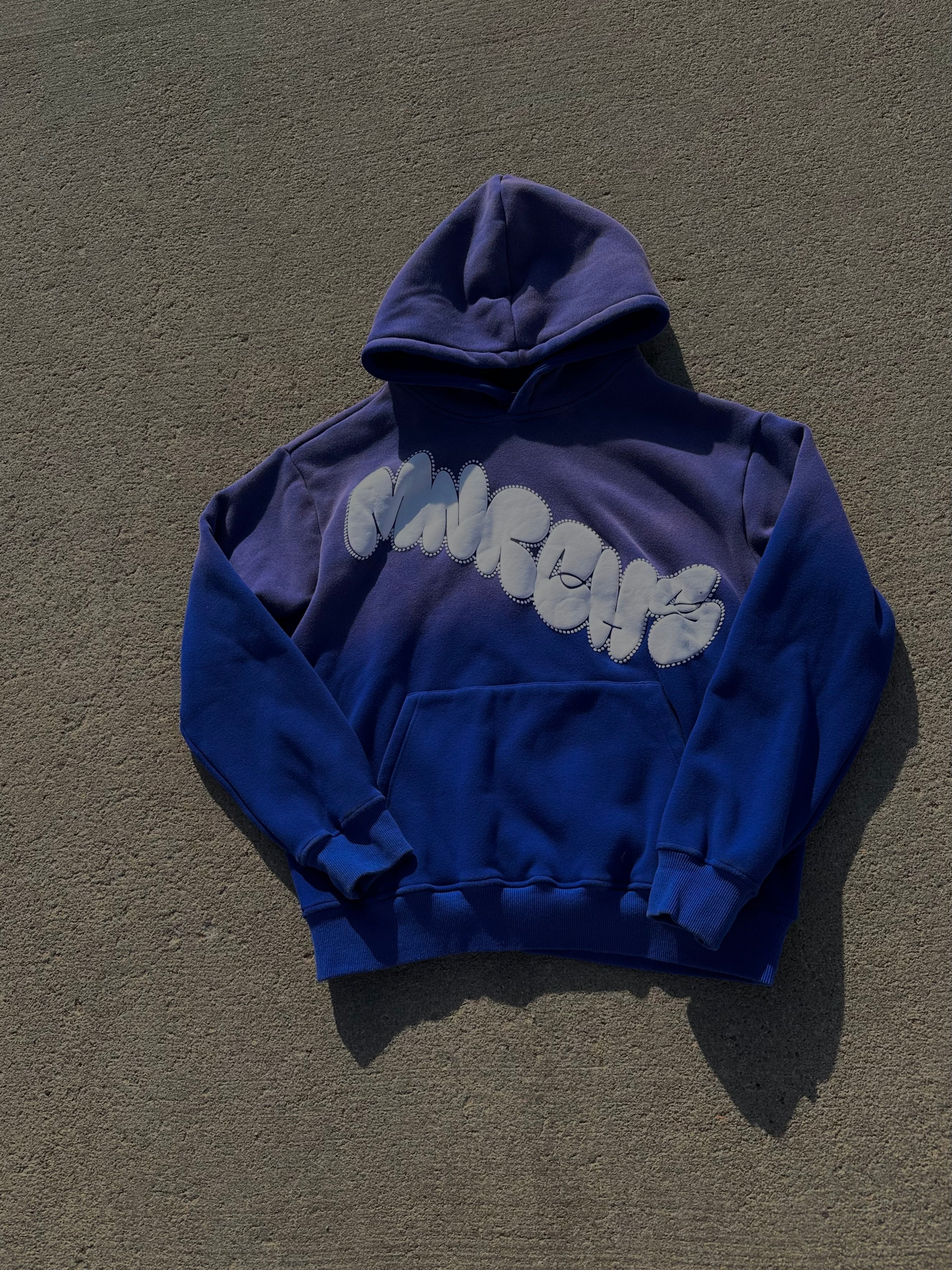 MNRCHS BLUE HOODIE