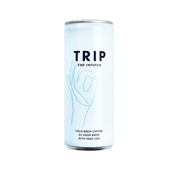 12 x TRIP 15mg CBD Infused Cold Brew Coffee Drink - 250ml