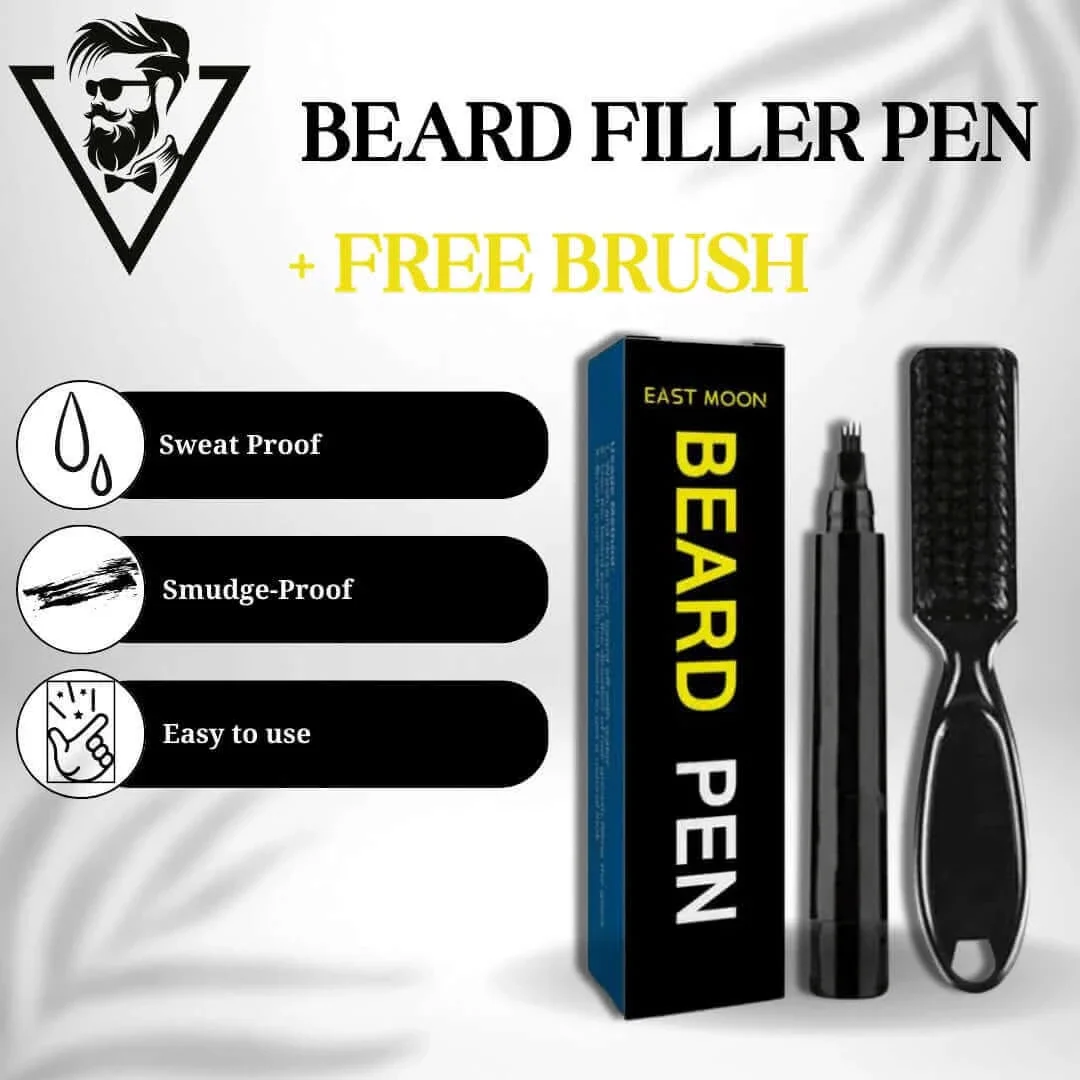 Aqua Fill Beard Enhancement Pen + FREE BRUSH