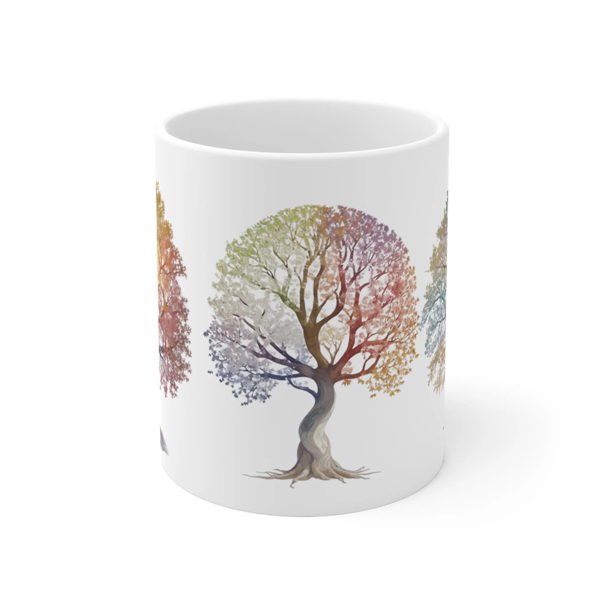 Multicoloured Tree of Life Mug - Ceramic Coffee Mug 11oz