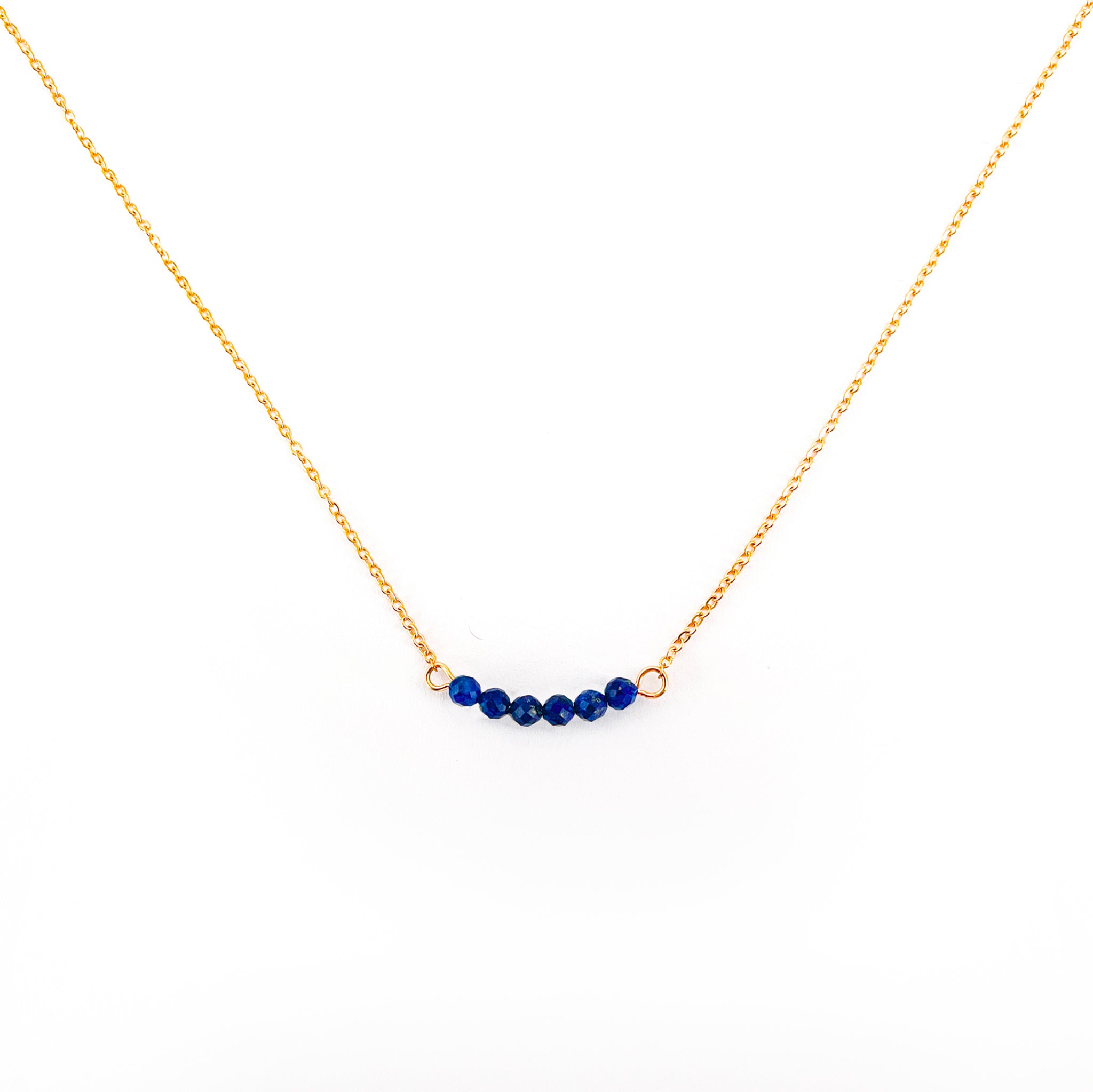 Collier multiple Lapis-lazuli