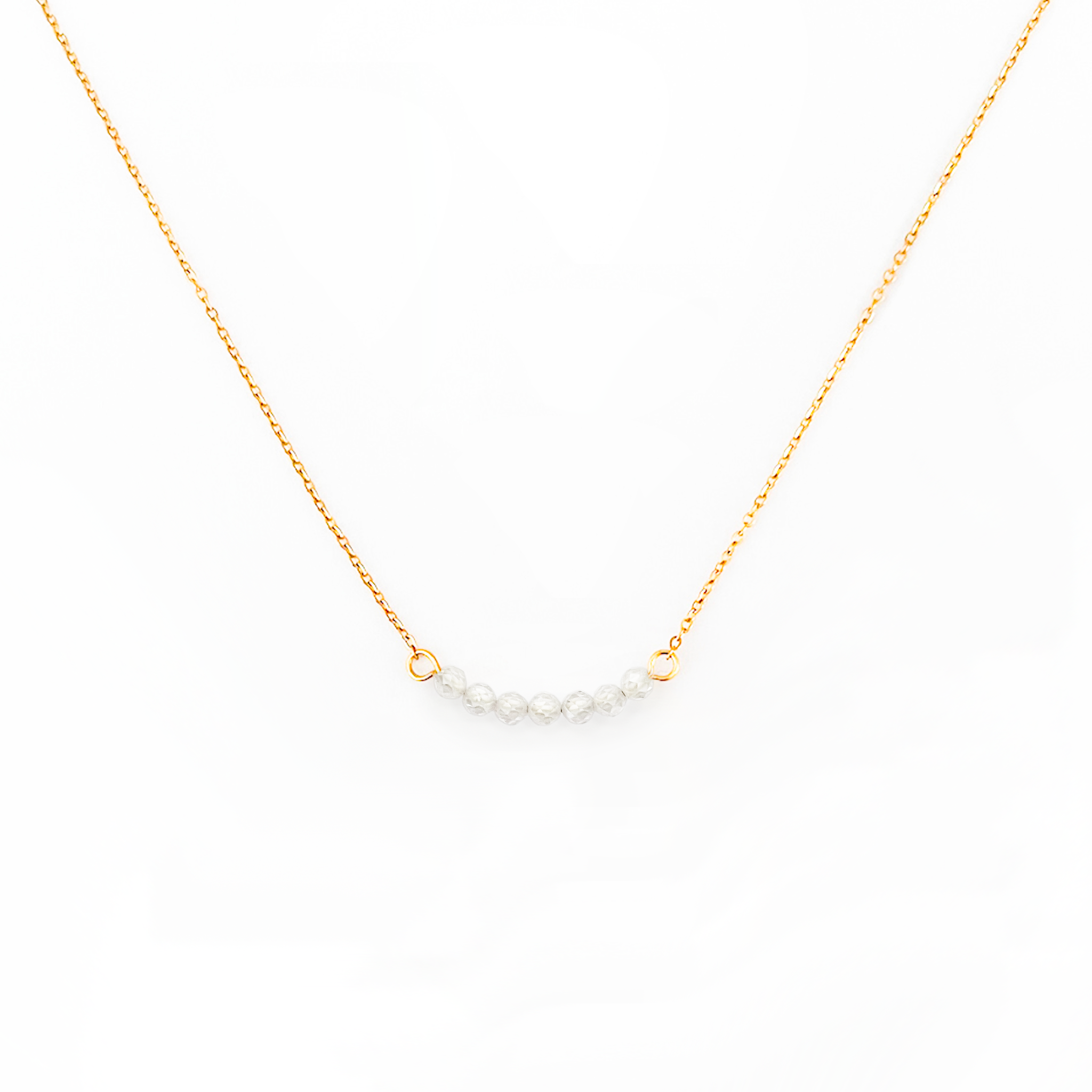 Collier multiple Quartz clair