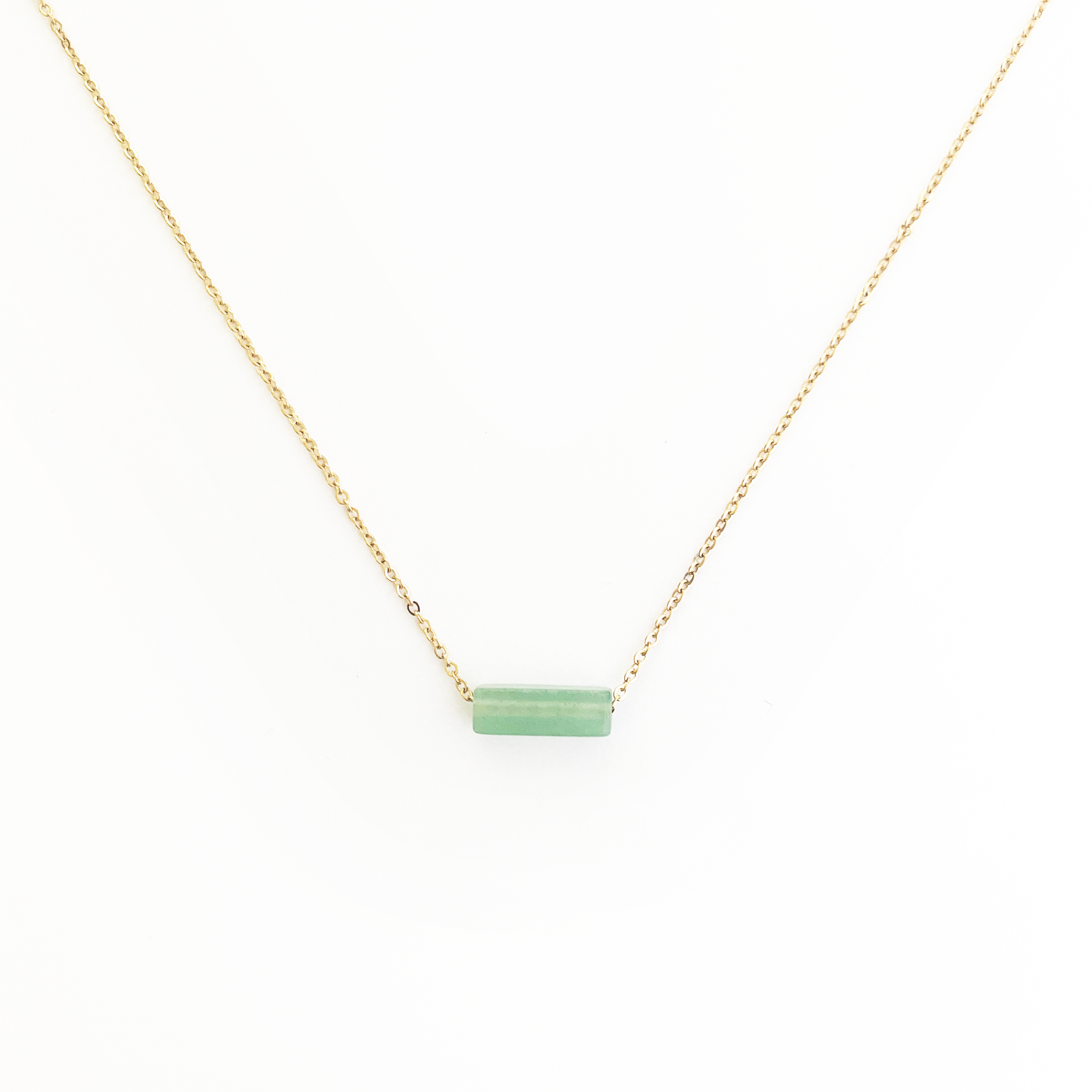 Collier pierre Aventurine rectangle