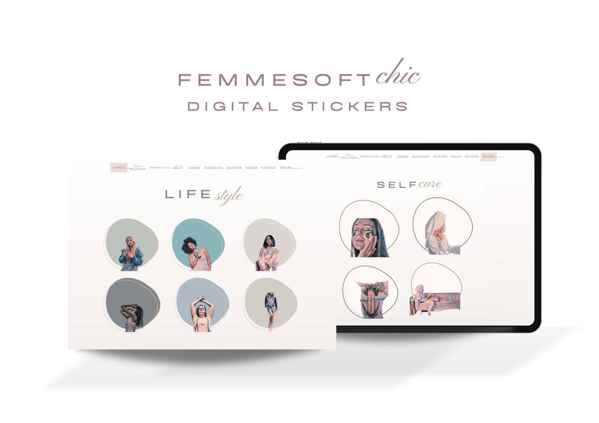 FEMMESOFT CHIC DIGITAL STICKERS 13000 STICKERS