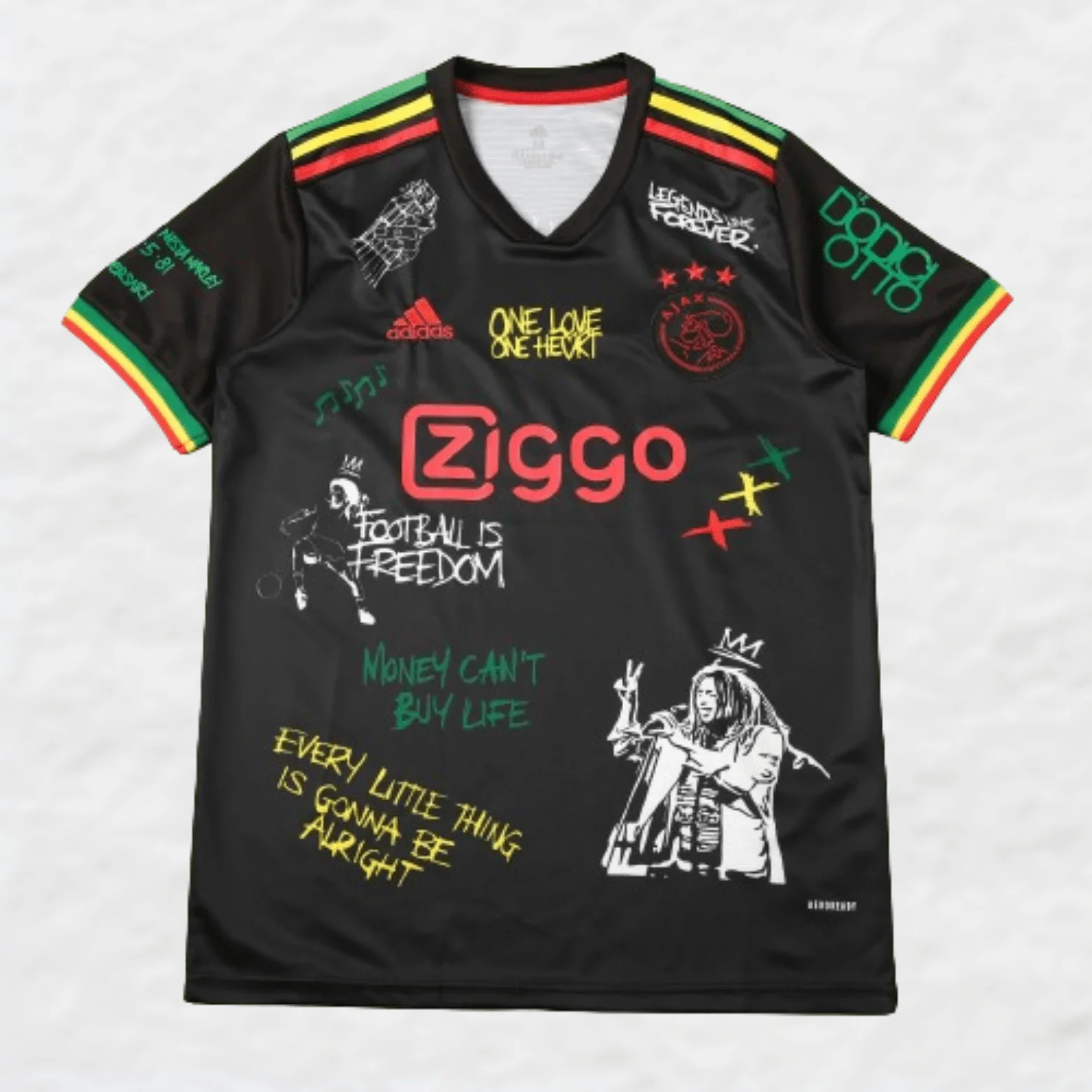 AJAX 2021/22 'BOB MARLEY' LIMITED EDITION SHIRT