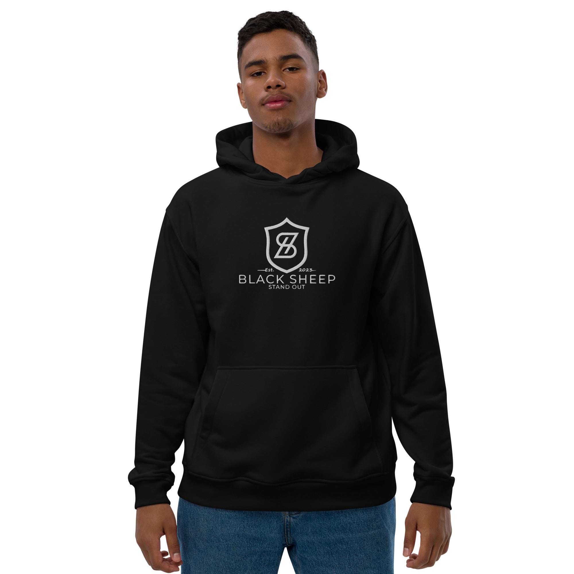 Men's Embroidered Premium Eco Hoodie