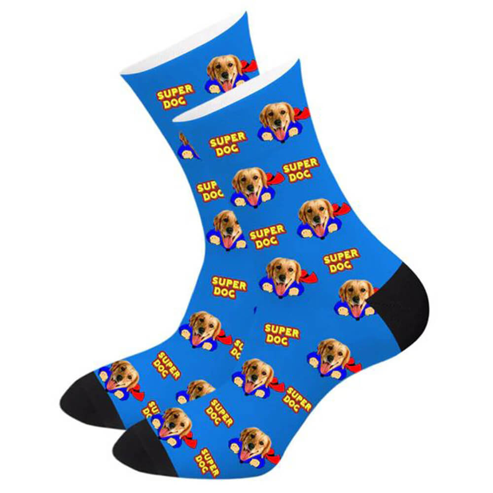Custom Super Dog Socks