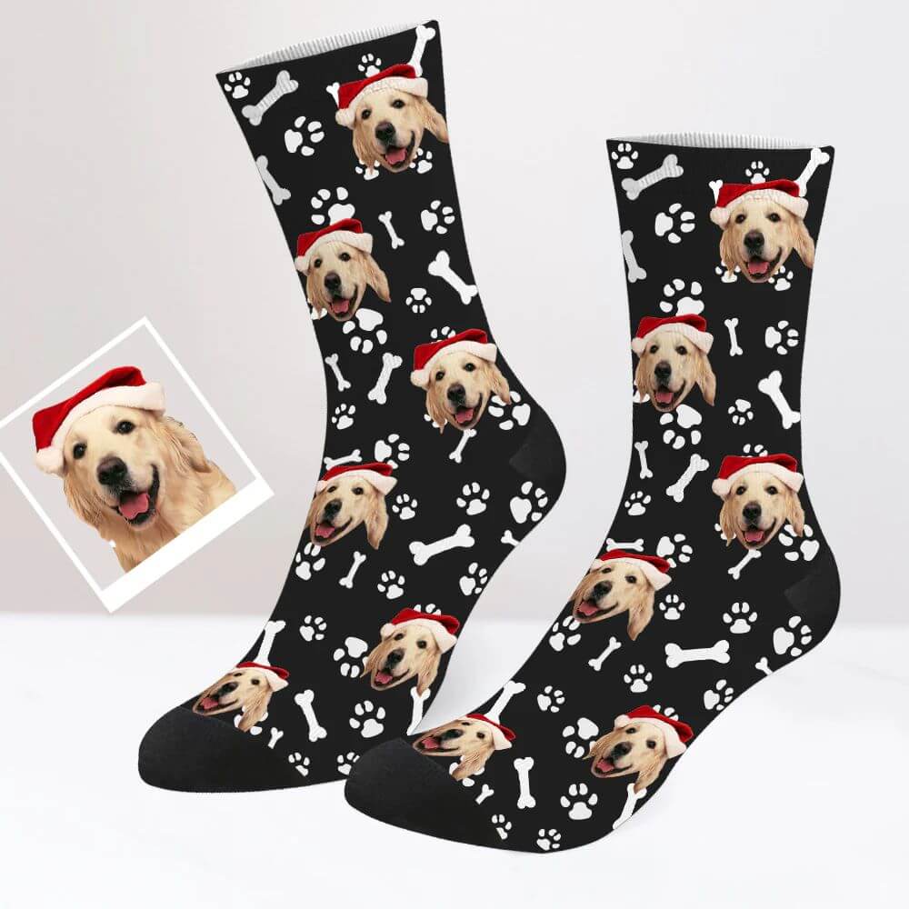 Custom Dog Photo Socks