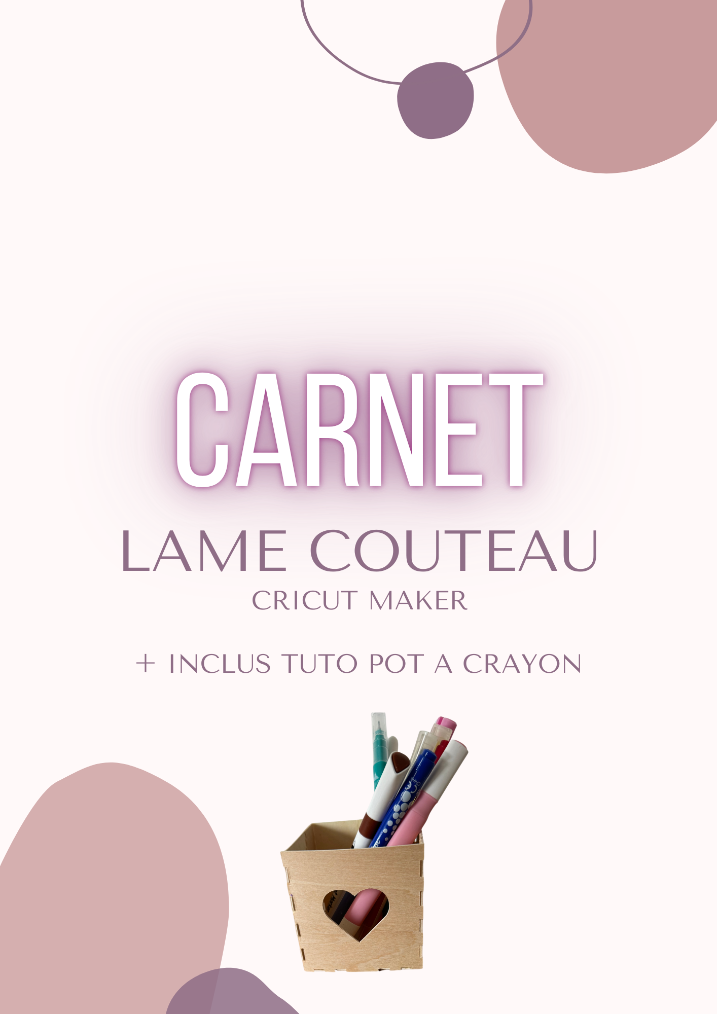 CARNET TUTO LAME COUTEAU