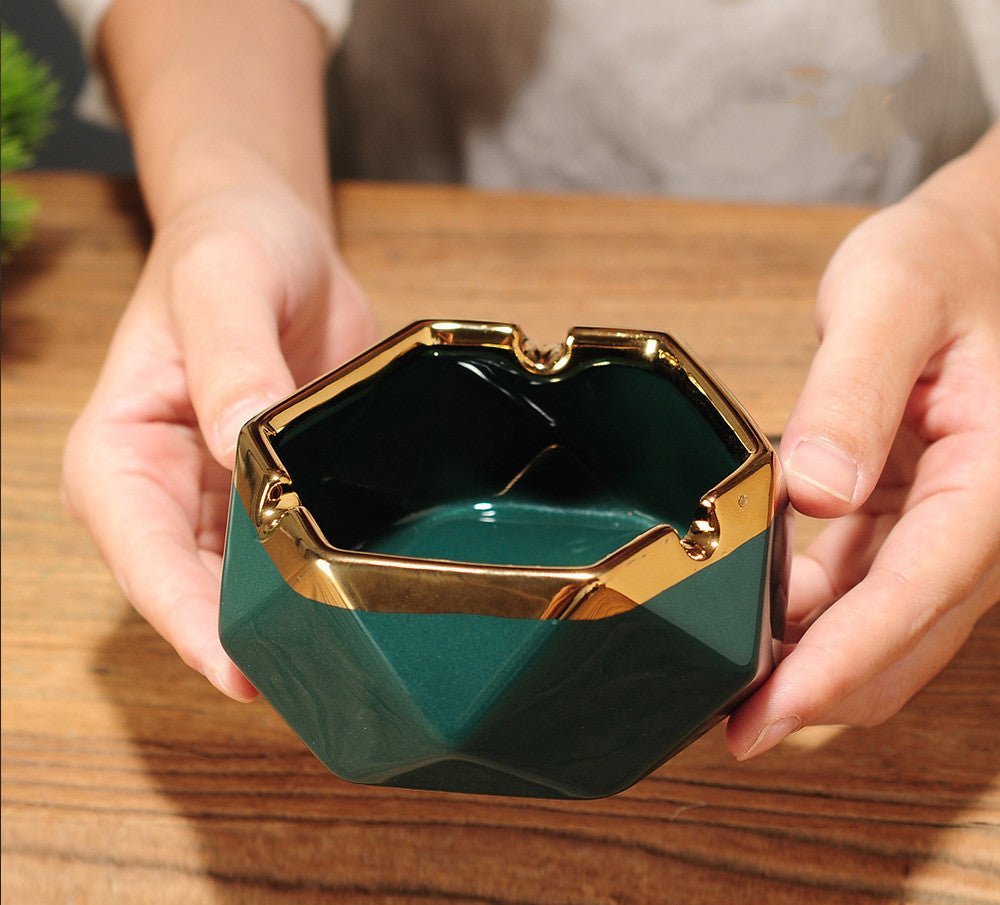 Luxury ceramic ashtray