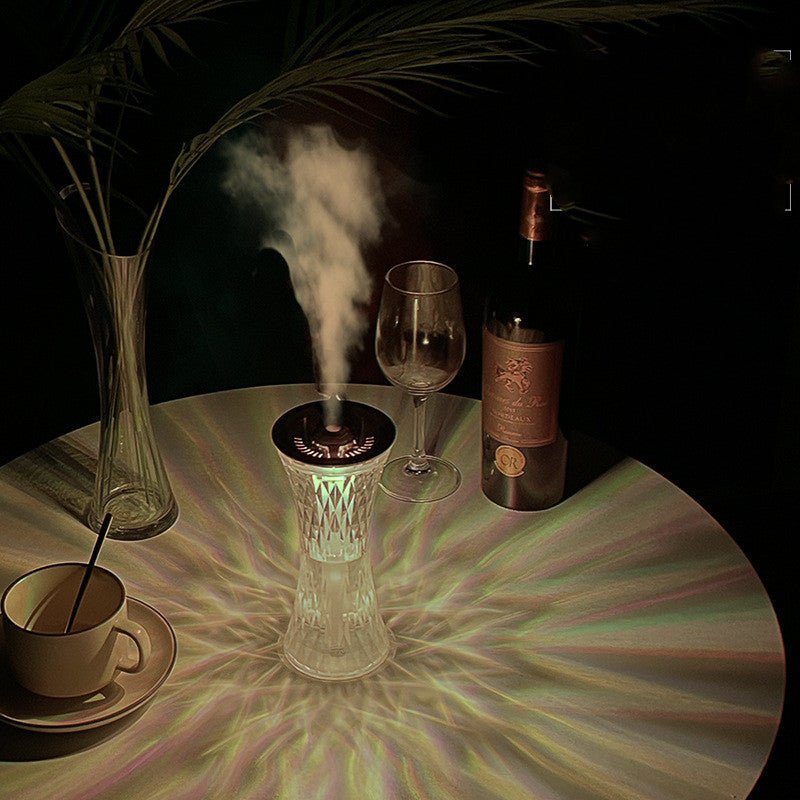 Humidifier romantic mood lamp rose gold