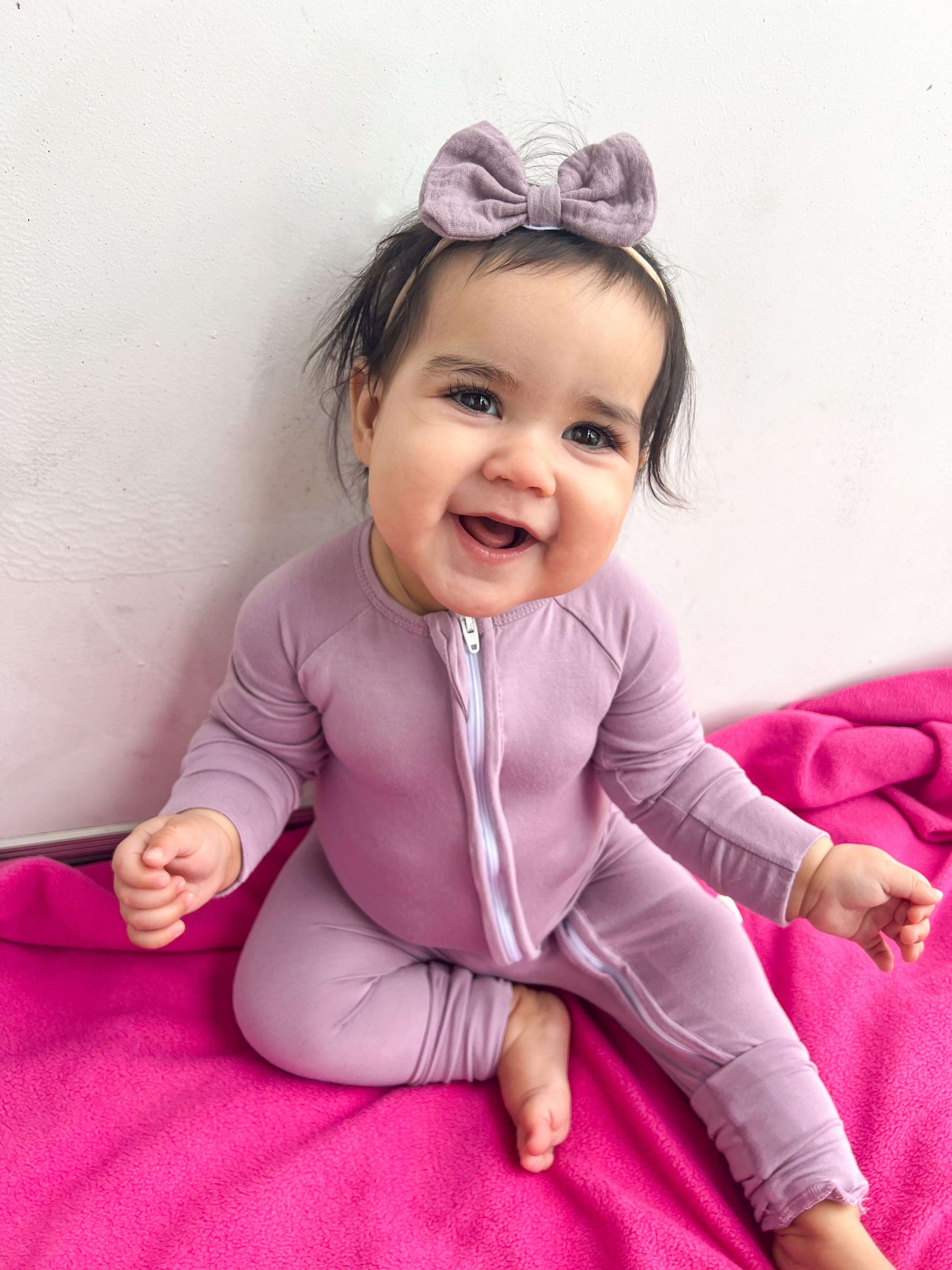 Basic Bamboo Zippie Pajamas - A Little Bit of Lavender in my Life