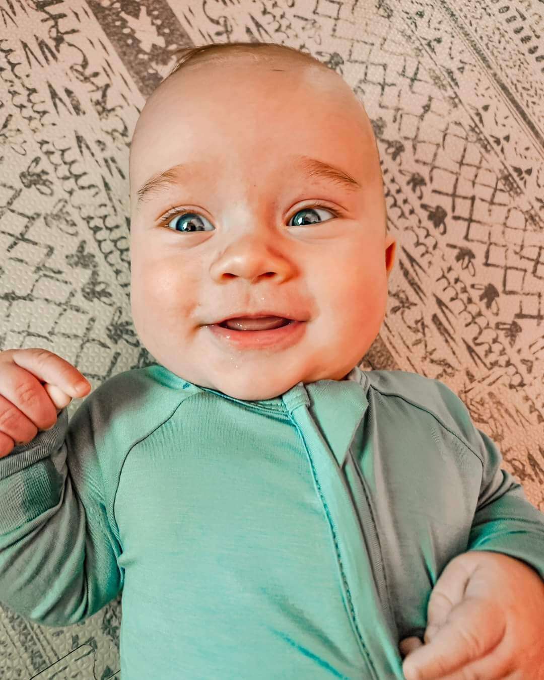 Basic Bamboo Zippie Pajamas - Celadon, Take Me Away!