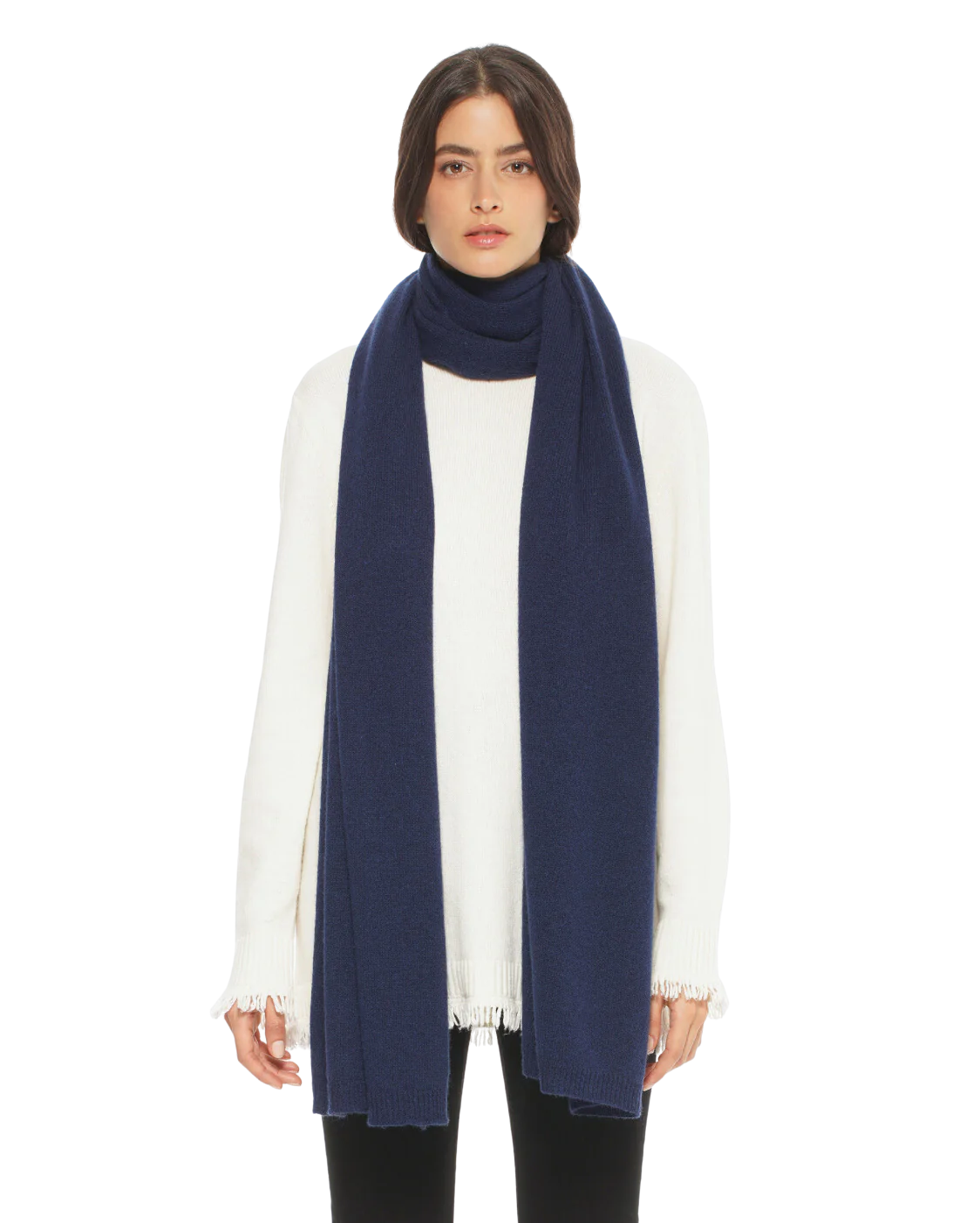 Women's Cashmere Wrap Scarf Blue