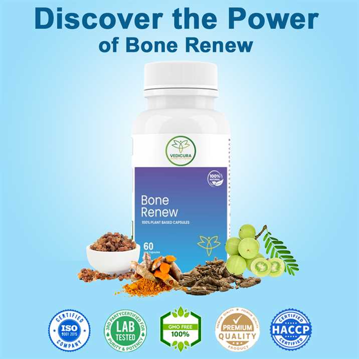 Bone Renew - Natural Bone Supplement for Joint Pain, Bone Health