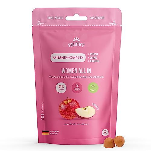 Women All In aus purer Frucht  mit Biotin, Zink & weiteren Hautvitaminen (125g)