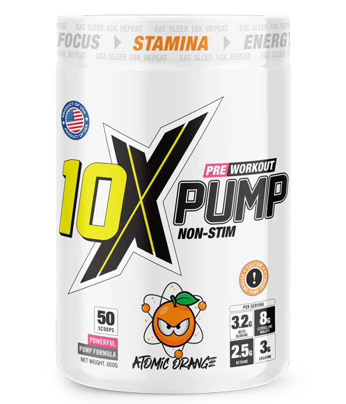 10x Athletics - Pre-Workout Pump Non-Stim